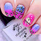 Bright-manciure-with-valentines-nail-art-of-love-birds-and-roses