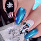 Sweetest Season (CjSC-32) Steel Nail Art Stamping Plate 14 x 9 Clear Jelly Stamper 