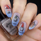 Gnome-mas (CjS C-48) Steel Nail Art Stamping Plate 14 x 9 Clear Jelly Stamper 