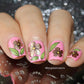 bright-manicure-with-nail-art-designs-of-petals-flower-heads-and-leaves