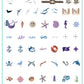 Treasures of the Sea (CjSLC-11) - Steel Nail Art Stamping Plate 14 x 9 Clear Jelly Stamper 