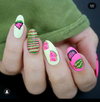 One in a Melon (CjS-182) Steel Nail Art Stamping Plate