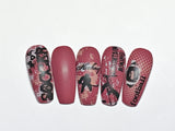 Grunge Series - Sports (CjS-203) Steel Stamping Nail Art Plate 14 x 9 Clear Jelly Stamper 